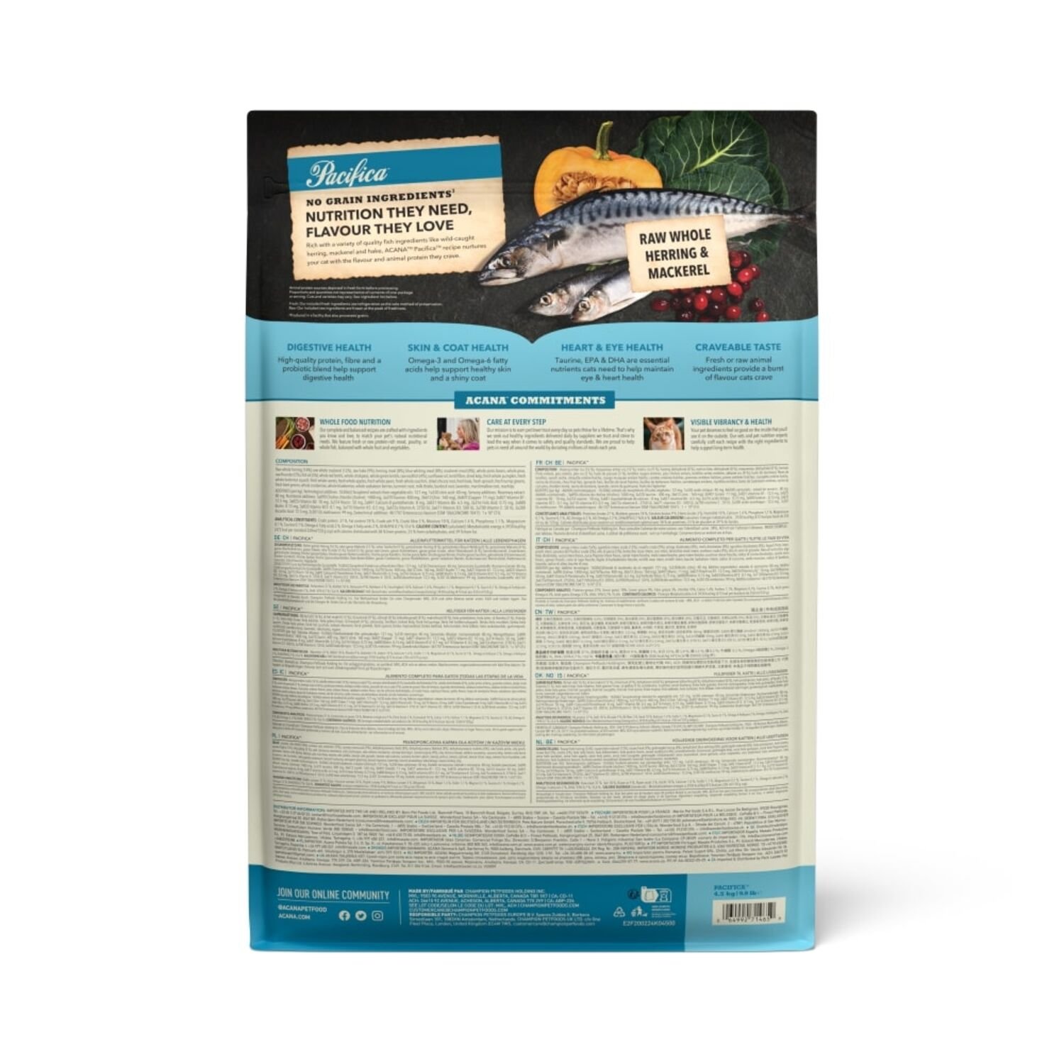 아카나 캣 고양이사료 패시피카 4.5kg