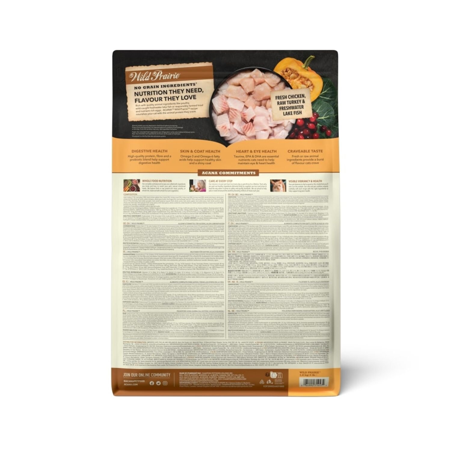 아카나 캣 고양이사료 하이프로틴 와일드 프레이리 1.8kg