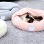 개과천선 라운베드 이불 방석 아이보리 소형