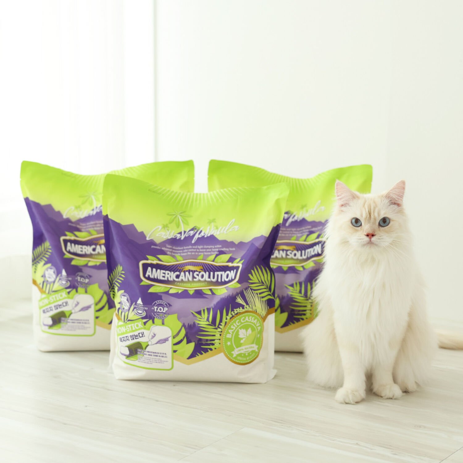 아메리칸 솔루션 베이직 카사바 4.55kg x 3개