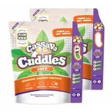커들스 카사바 고양이 모래 소프트 가는입자 6L x 2개