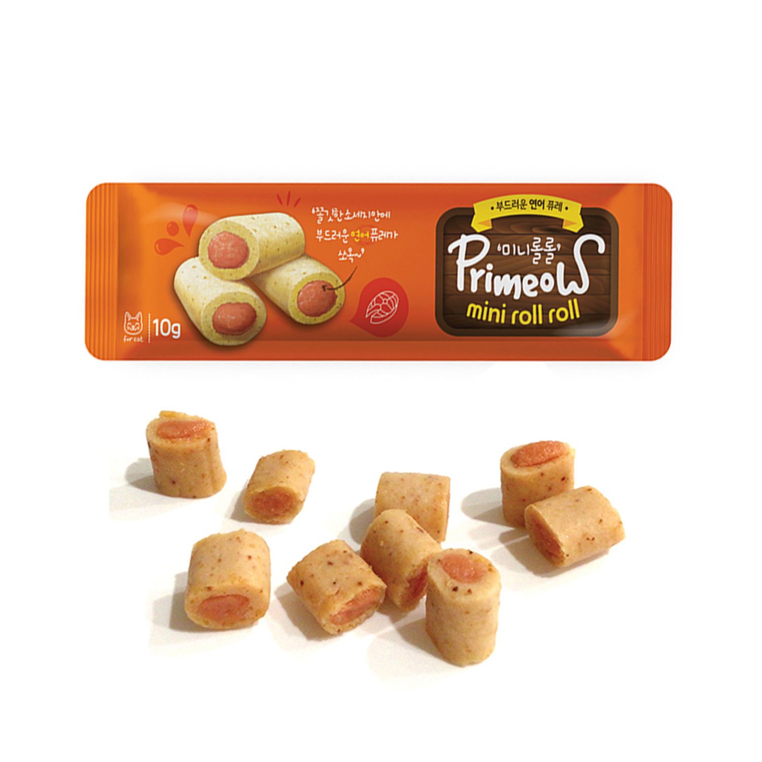 프리미요 미니롤롤 연어 10g x 40개입